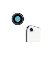 Apple iPhone SE 2020 İle Uyumlu Kamera Camı (Siyah)