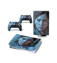 Kt Grup The Last Of Us Part Iı Ellie Playstation 5 Disk Edition Sticker Kaplama Seti (Beyaz)