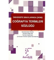 Karekök Yayıncılık Karekök Coğrafya Terimleri Sözlüğü (Çok Renkli)
