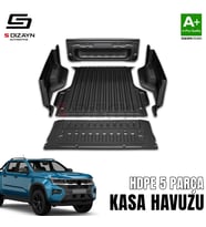 S-Dizayn VW Amarok 2 HDPE Kasa Havuzu Kaplaması 5 Prç. 2023 Üzeri A+ Kalite