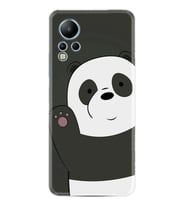 Infınix Note 12 Kılıf Silikon Desen Özel Seri Hello Panda 1709