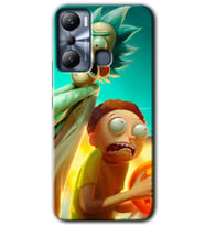 İnfinix Hot 20i Kılıf HD Desen Baskılı Kılıf - Rick Morty