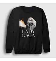 Presmono Unisex Siyah Pyro Bra Lady Gaga Sweatshirt 478279tt