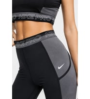 Nike Pro High Rise 7/8 Training Leggings with Pockets Yüksek Belli 7/8 2 Cepli Antrenman Taytı Siyah
