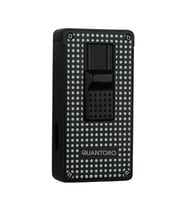 Quantoro 2 Torch Pürmüz Siyah-Beyaz Metal Puro Çakmağı