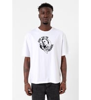 Just The Tip I Promise Halloween Beyaz Erkek Oversize Tshirt