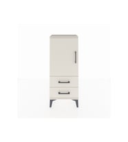 Arges Komodin 2 Raflı 2 Çekmeceli Tek Kapaklı 44x30x106 Aytaşı-Aytaşı