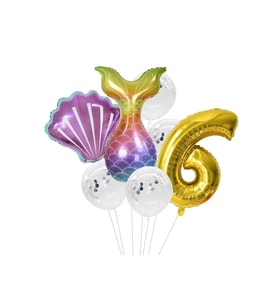 Deniz Kızı Balon Set 6