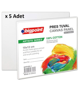Bigpoint Artists' Pres Tuval 10x12cm x 5 Adet