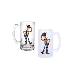 Ghostbastır Design Toy Story Kulplu Bira Bardağı Buzlu veya Şeffaf Seçenekli 0234