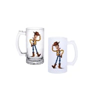 Ghostbastır Design Toy Story Kulplu Bira Bardağı Buzlu veya Şeffaf Seçenekli 0234