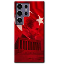 Galaxy S24 Ultra Kılıf HD Desen Baskılı Kılıf - Anıtkabir Atatürk