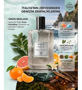 Aqua Di Polo Gran Paradiso Sport 50 ml - Beauty The World Özel Seri ve Orijinal Ürün