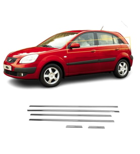 Kia Rio Hb Kasa Krom Cam Çıtası 6 Prç 2006-2011 Arası Paslanmaz Çelik