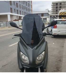 MOTOCAM Yamaha Xmax Ön Cam 2011-2013 Model 55cm Siyah Renkli 4mm