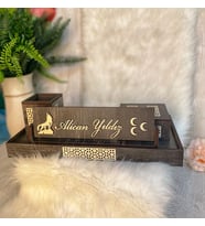 Babalar Gününe Özel İsimli Hediyelik Masa İsimliği