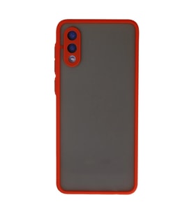 Samsung Galaxy A02 Kılıf Montreal Silikon Kapak - Kırmızı
