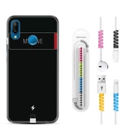 Huawei P20 Lite Mate 10 20 Lite Pro P40 Lite KılıfKablo Koruma Spiral Silikon My Love 1402