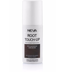 Neva Koyu Kahverengi Root Touch-up Beyaz Kapatıcı Sprey 75 ml