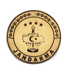 JANDARMA Deri PEÇ - Arma - Askeri Patch