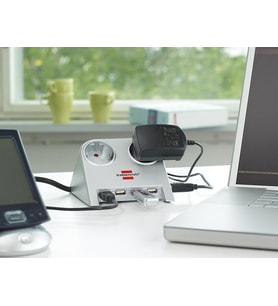 Brennenstuhl 4X USB 2.0 2.100 MAH 2 Lİ Masa Üstü Priz Beyaz