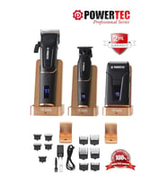 POWERTEC TR-5400 Saç-Sakal-Vücut-Ense-Günlük Tıraş Makinesi Seti