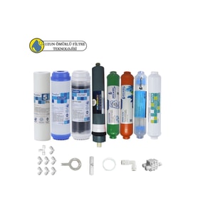 Purefer Açık kasa çift karbonlu Sertifikalı 8li Platinium mebran  mineral+alkalili+detox