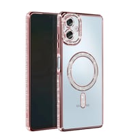 Samsung Galaxy A06 Joke Simli Magneticsafe Kılıf - Pembe