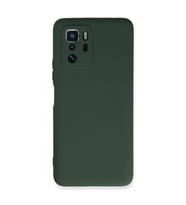 Xiaomi Poco X3 GT Kılıf Nano içi Kadife Silikon - Koyu Yeşil