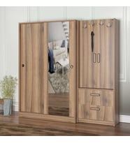ABRE VM-300348 DORE CEVİZ VESTİYER PORTMANTO