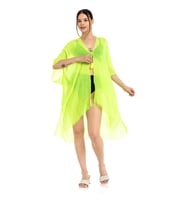 Saria Mood Kadın Neon Yeşil Pareo (Çok Renkli)