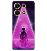 Infınix Note 30 Kılıf Resimli Desenli Silikon Platinium Series Astro Purple2 1907