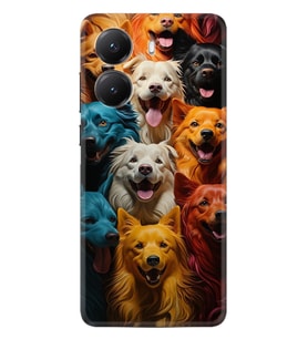 Xiaomi Poco X7 Pro Kılıf Boutique Baskılı Resimli Köpekçikler Pcode -026