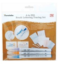 Zig Brush Lettering Tracing Set Güzel Yazı Alıştırma Seti 