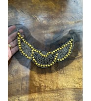 BONCUK İŞLEME YAKA DİKİŞ APLİKE 19X6 CM