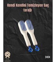 Kendini Temizleyen Ha Yastıklı Saç Tarağı – Düğümsüz Tarama