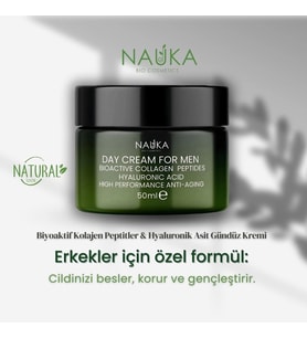 BIOACTIVE COLLAGEN PEPTIDES & HYALURONIC ACID DAY CREAM FOR MEN