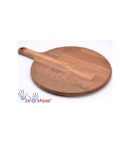 Saplı Pizza & Lahmacun Tahtası - Çap 32 Cm Kayın Ağacındanmarka: 2e