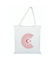 Ay Yıldız Model Bez Çanta - Ay Yıldızlı Çanta (Standart)