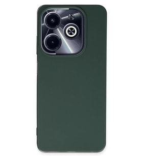 Durukar® İnfinix Hot 40i Kılıf First Silikon - Koyu Yeşil