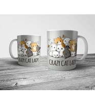 Pixxa Crazy Cat Lady - Kedi Kupa Bardak