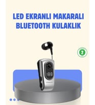 Titreşimli Bluetooth Kulaklık – Uzun Pil Ömrü, Dijital Ekranlı Kablosuz Tasarım