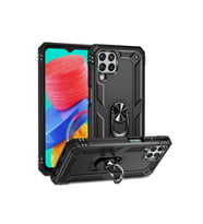 Samsung Galaxy M33 Uyumlu Kılıf Zore Vega Kapak (Siyah)