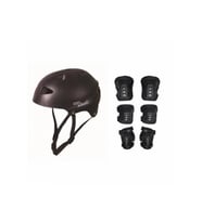Cool Wheels Çocuk Bisiklet Paten Kaskı - Dizlik Dirseklik Kask Full Koruyucu Set 7 Parça