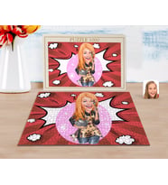 BK Gift Kişiye Özel Kadın Aşçı Karikatürlü 1000 Parça Profesyonel Puzzle-2