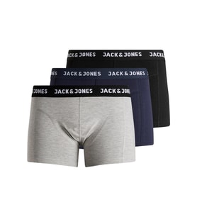 JACK&JONES JACANTHONY TRUNKS 3 PACK NOOS 12160750 (Siyah)
