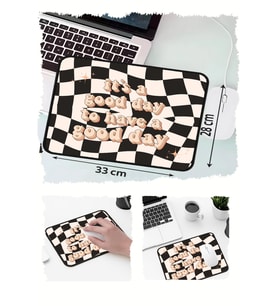 Good Day Tasarımlı 33x28 Cm Mousepad Kaymaz Taban Rahat Konforlu Mouse Pad