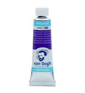 Talens Van Gogh 10 ml. Tüp Sulu Boya 593 Quinacridone Purple Blue 