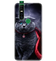 Infinix S5 Pro Kılıf Silikon Desen Super Cat 1666