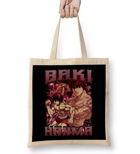 Baki Hanma Bez Çanta Uzun Saplı